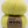 gul tykt fargerikt nettbutikk Hip Wool mulesingfri dyrevennlig garn knallgult