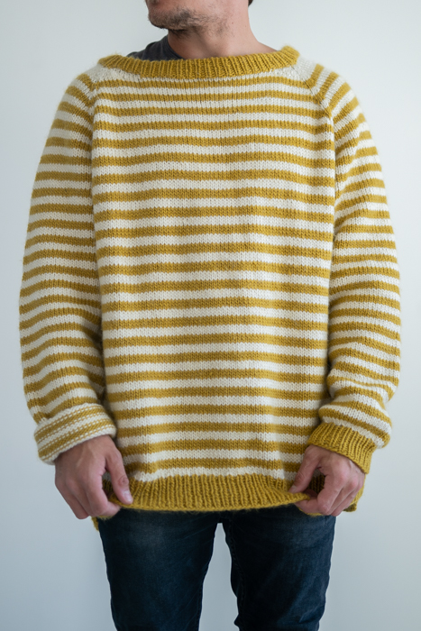 Men's sweater Ragan pattern