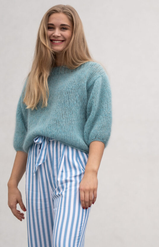 Easy mohair sweater knitting pattern everyday sweater
