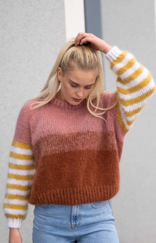 Mohair sweater knitting pattern