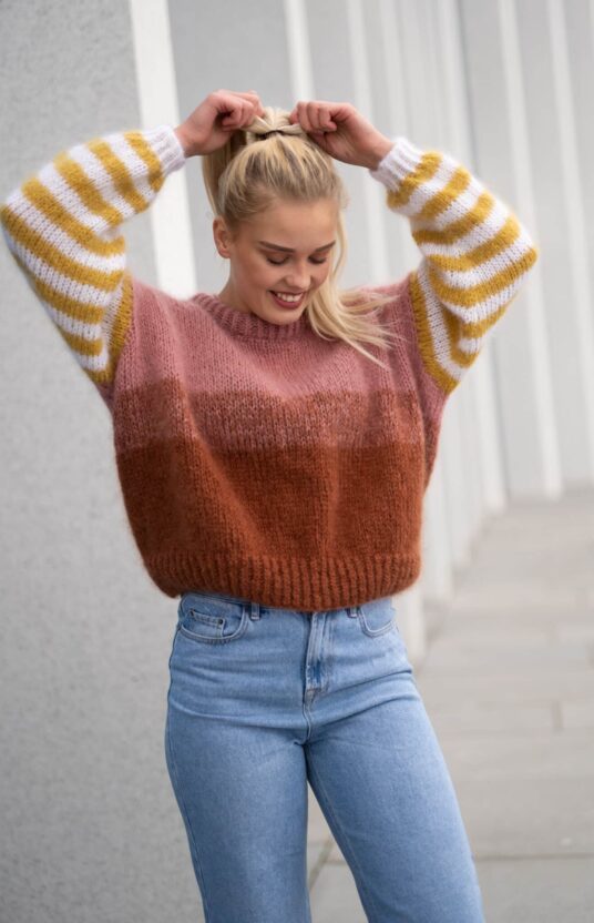 Mohair sweater knitting pattern