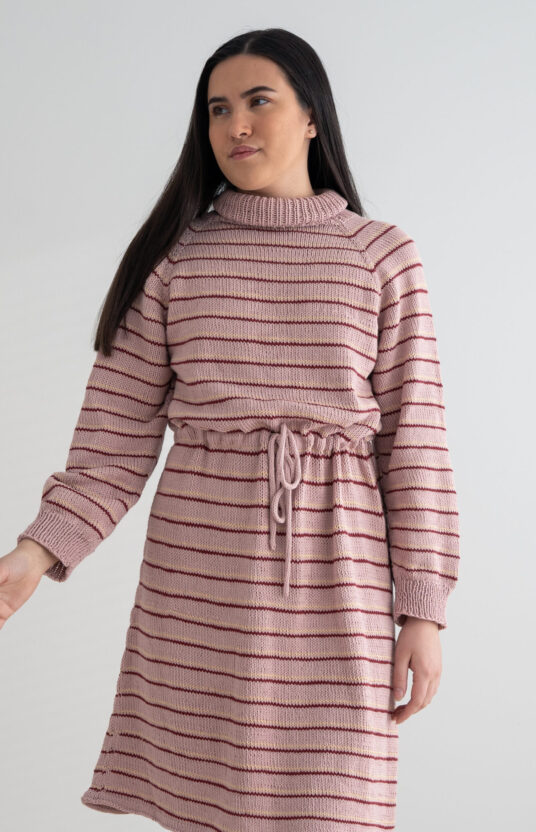 Knitting pattern dress cotton women
