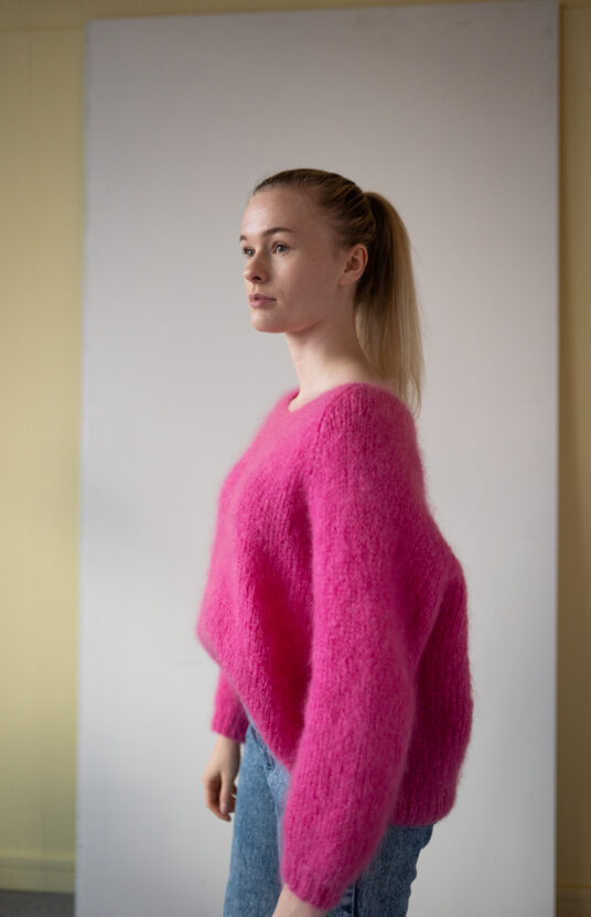 Mohair sweater knitting pattern
