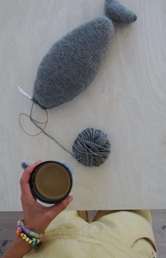 Knitting pattern fish