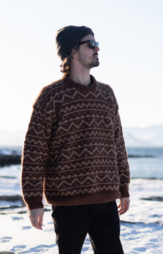 Knit pattern men's sweater Tivoli