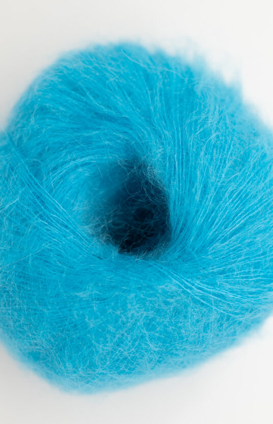 blue mohair thin