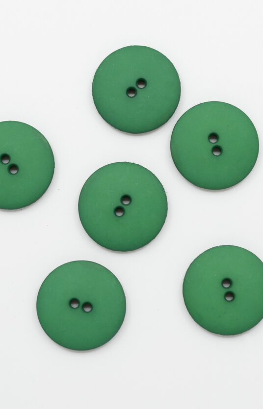 Bright green button knit
