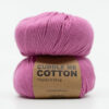 pink organic cotton yarn