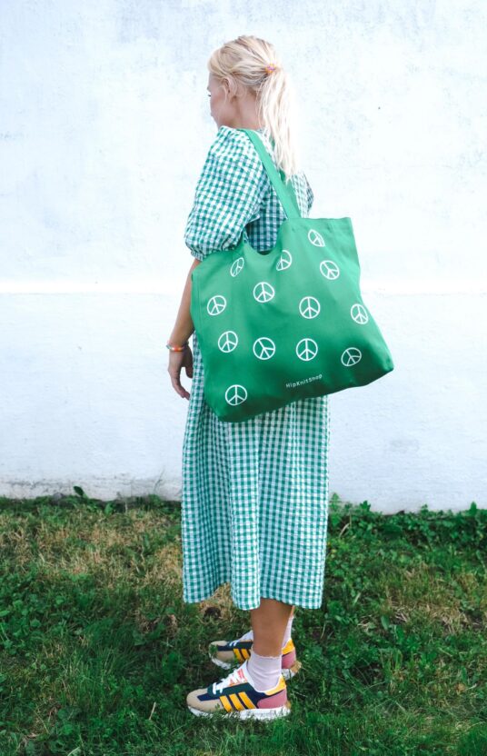 122507-Peace-shopping-bag-3 - HipKnitShop Eco-cotton tote bag shopper