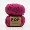 Raspberry pink yarn