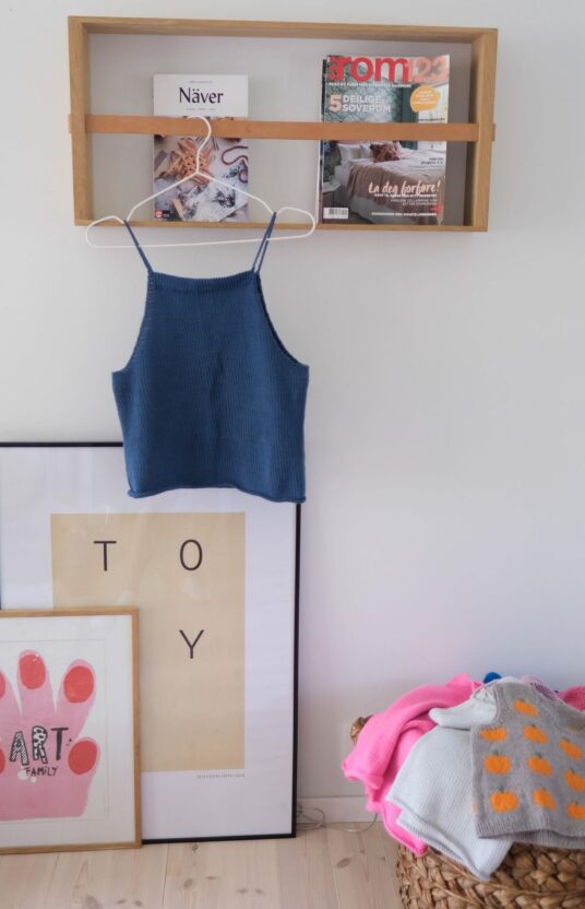 Summer knit patterns, top, cotton