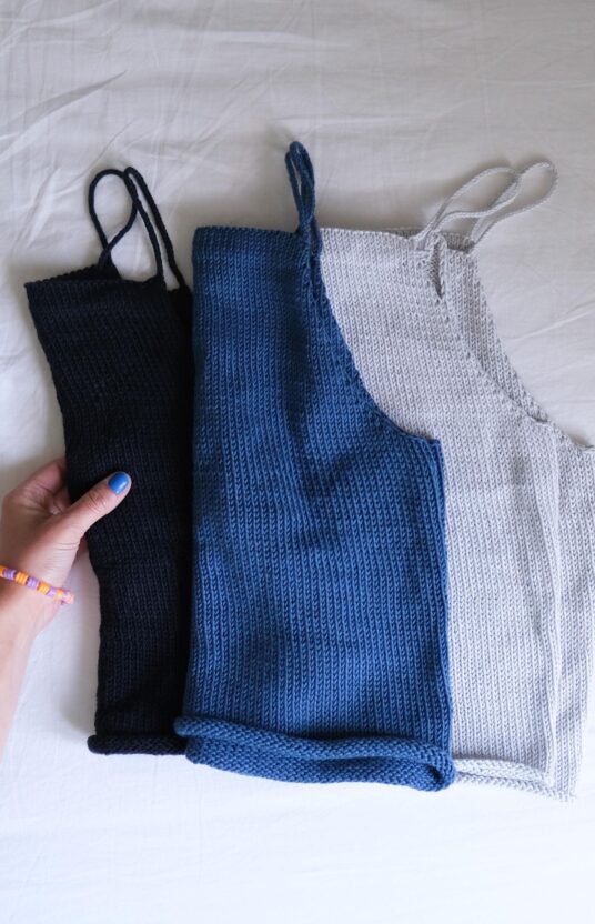 Summer top knitting pattern
