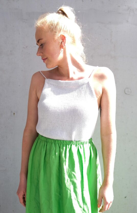 Summer top cotton knit pattern
