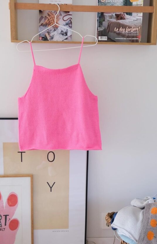 Summer top cotton knit pattern