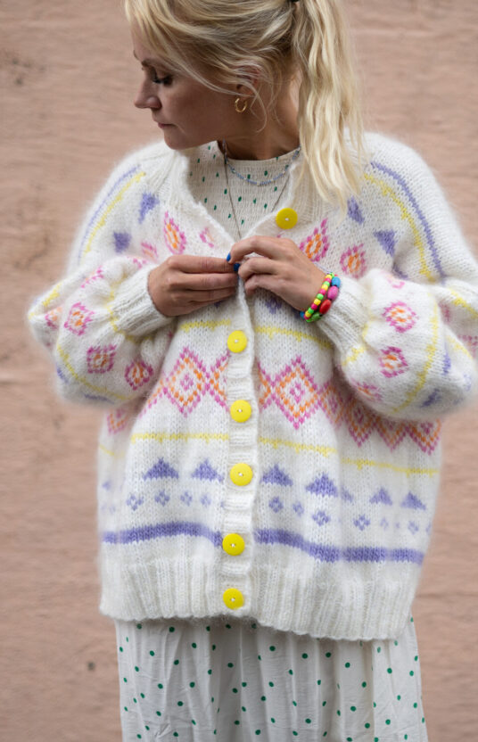 Knit jacket pattern colors 80s