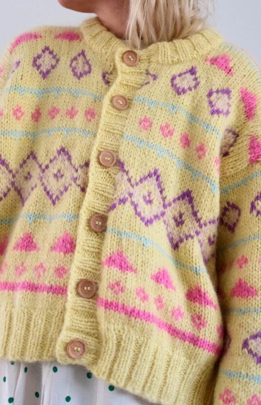 Cool knit jacket women's pattern