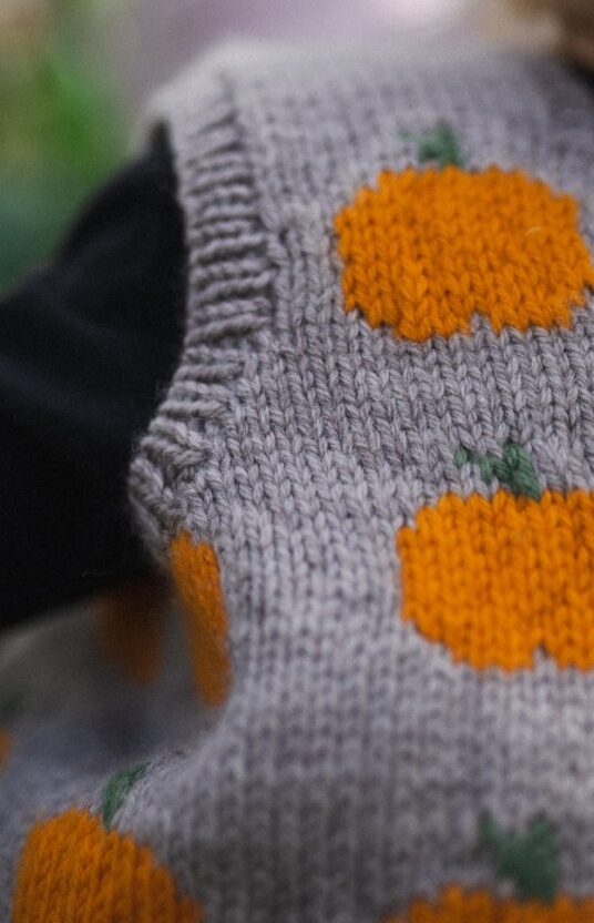 knitting pattern vest for children