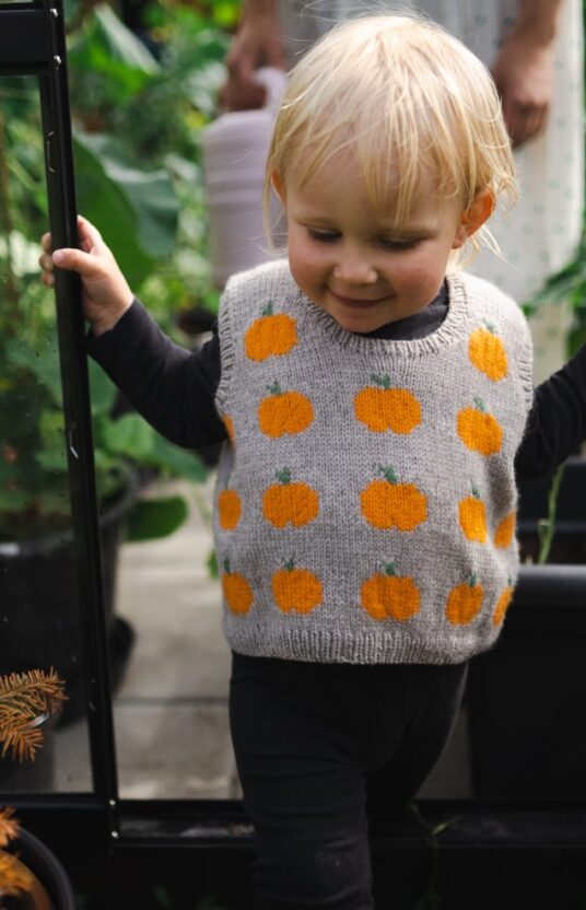 knitting pattern vest for children