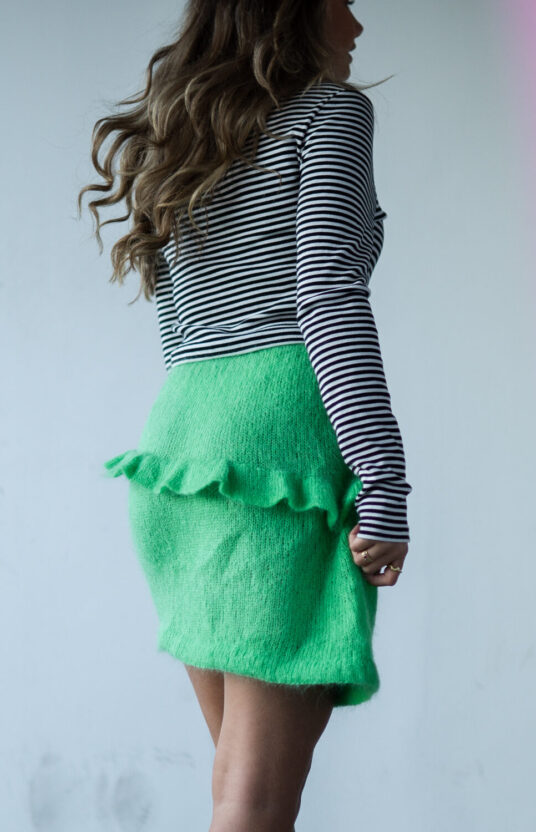 Mohair skirt knitting pattern