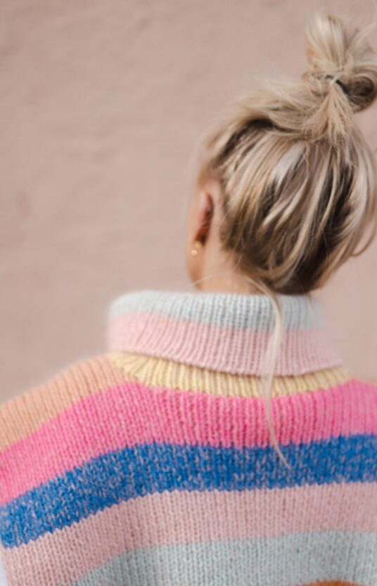 Knitted scarf women