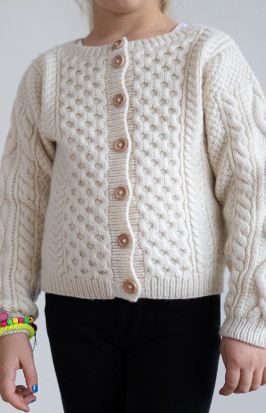 Jacket children knitting pattern