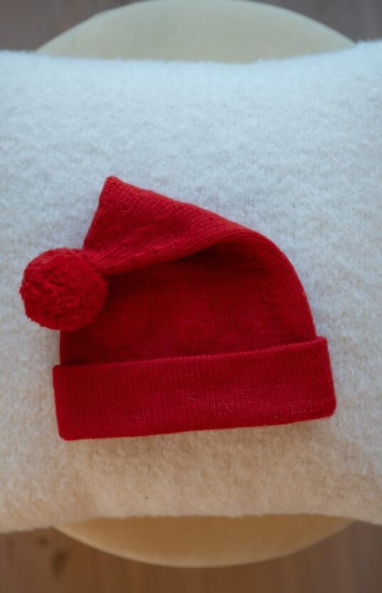 Christmas hat knitting pattern