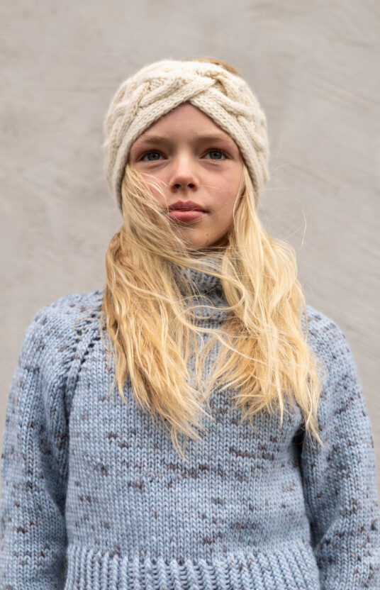 Knitted headband for children - pattern, tips, gift knitting, Christmas, kids