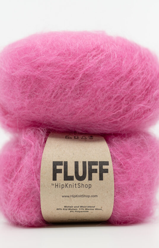 Pink bubblegum fluffy mohair