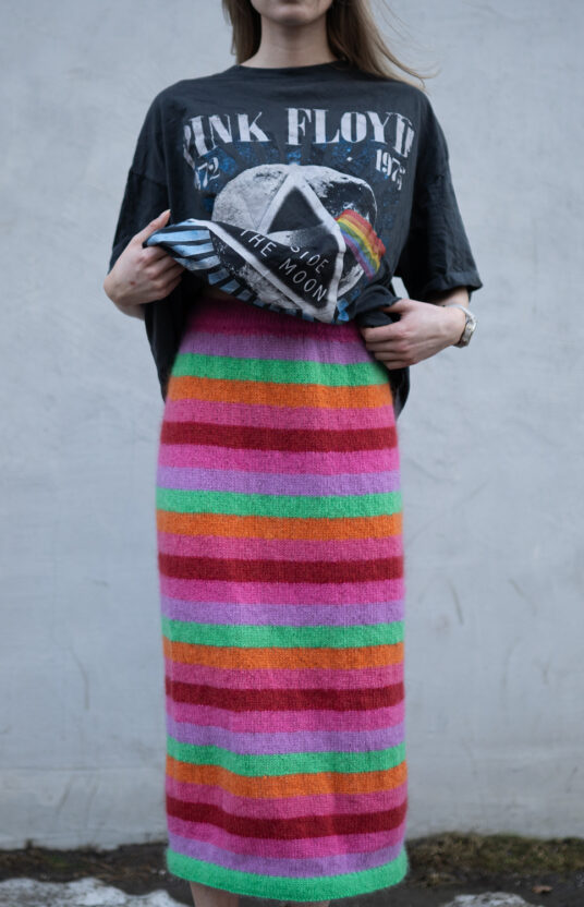 colorful knit