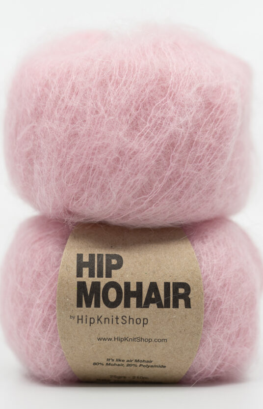 light pink mohair yarn