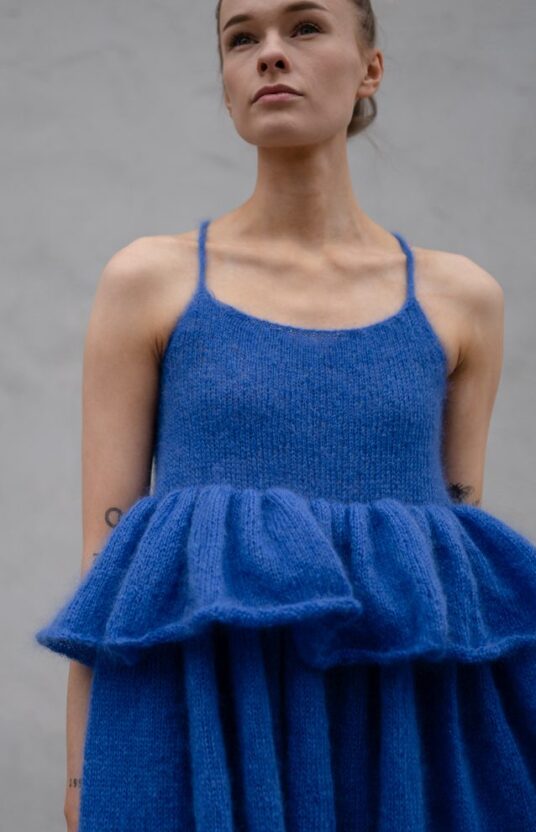 Knitted dress ballerina