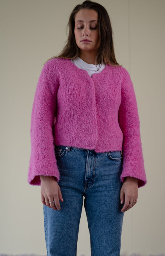 Women's jacket knitting pattern easy