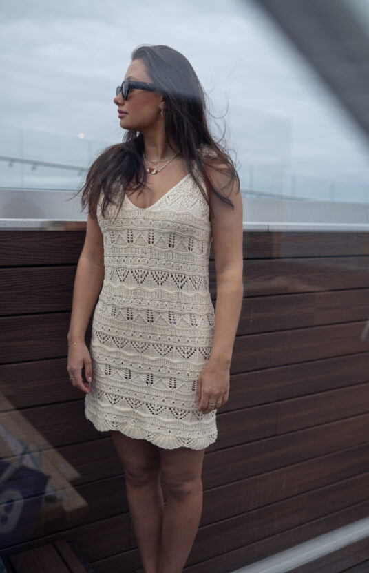 Summer knit dress ladies knitting pattern