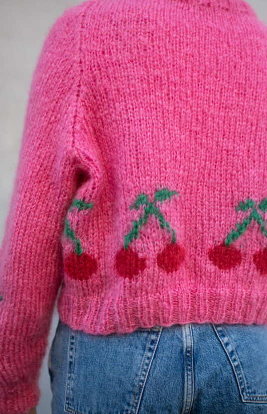 fluff yarn knitting pattern cherry