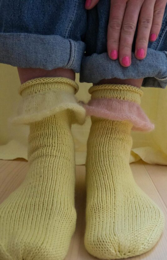 Wool socks knitting pattern
