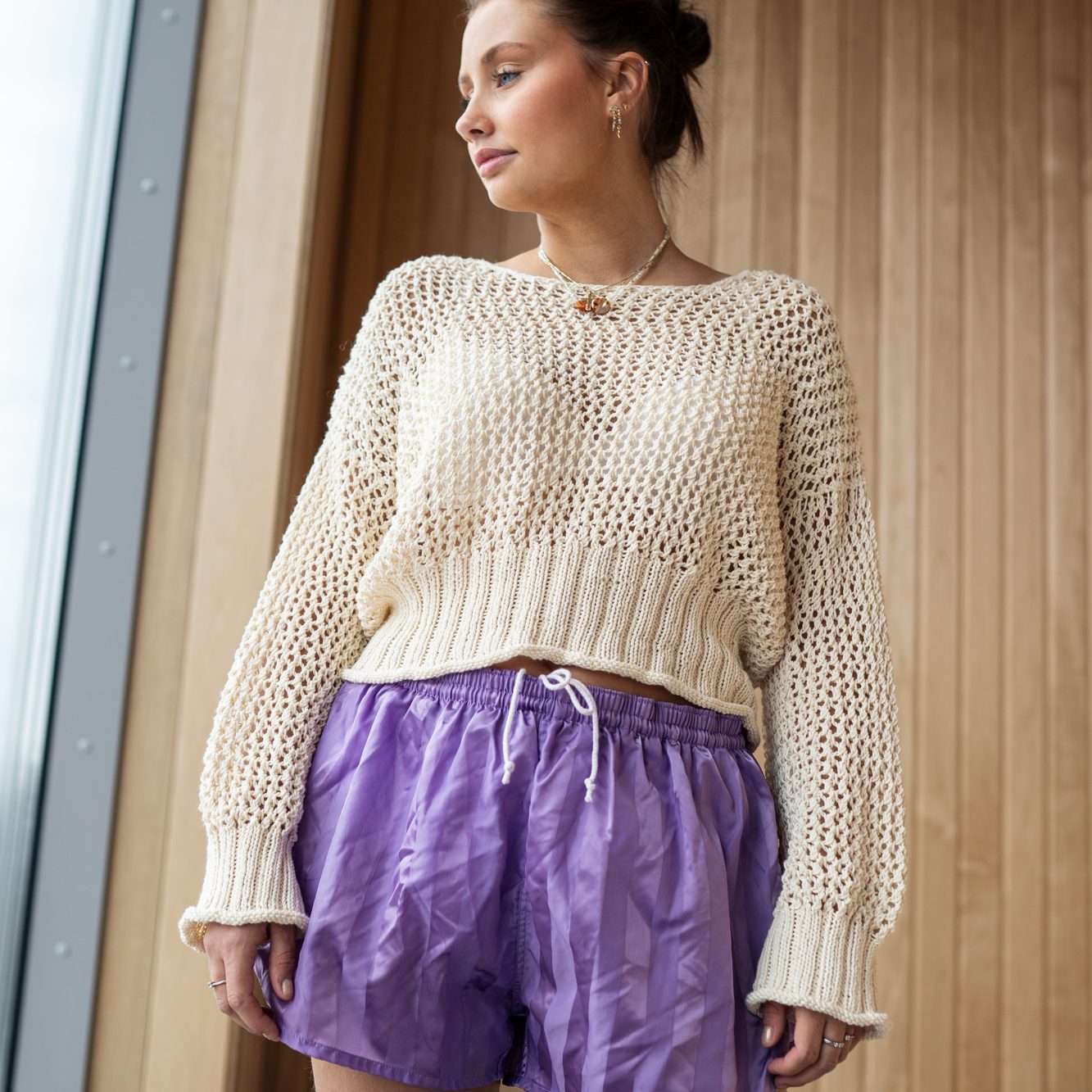 202379-Camille-Sweater-Kit - HipKnitShop Summer knit cotton sweater women