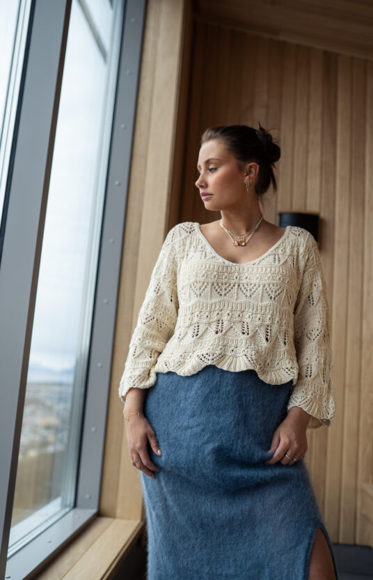 knitting pattern summer sweater textured knit