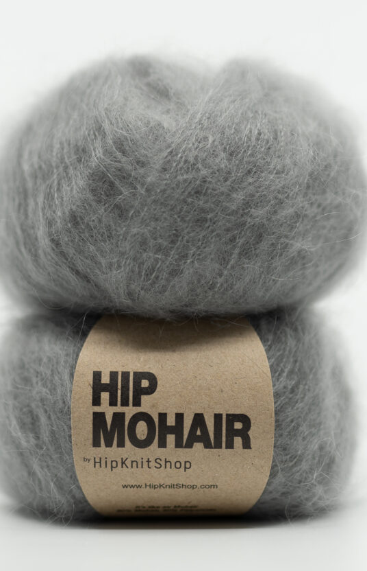 Mohair yarn gray online store hip mohair