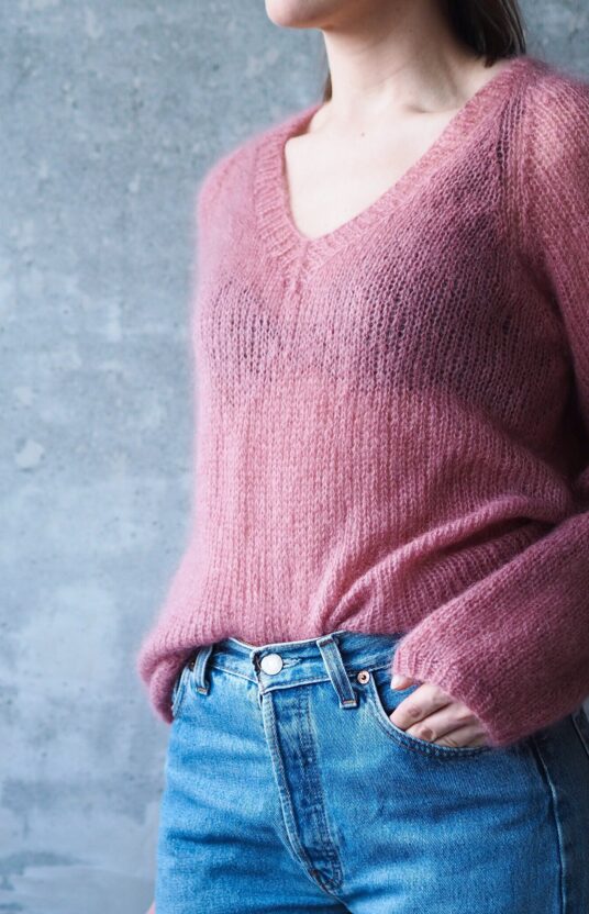 cotton candy sweater