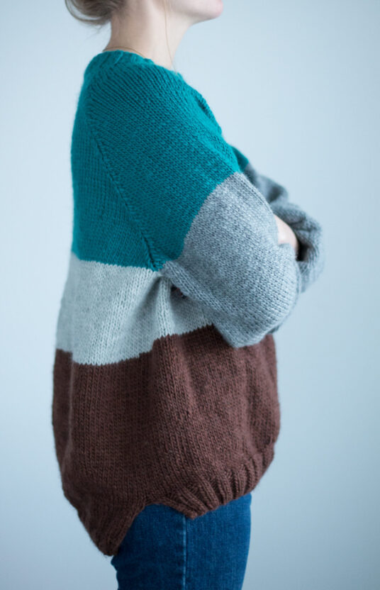 Jubilee sweater knitting pattern women