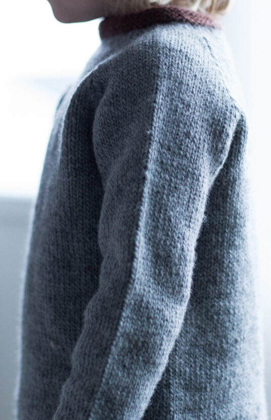 simple sweater child knit