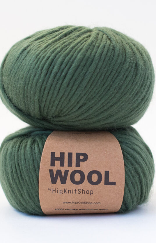 olive green yarn hip wool