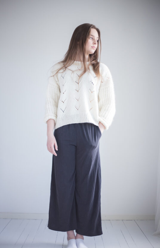26021-Bloom-Sweater-Kit-3 - HipKnitShop Knitting pattern sweater women