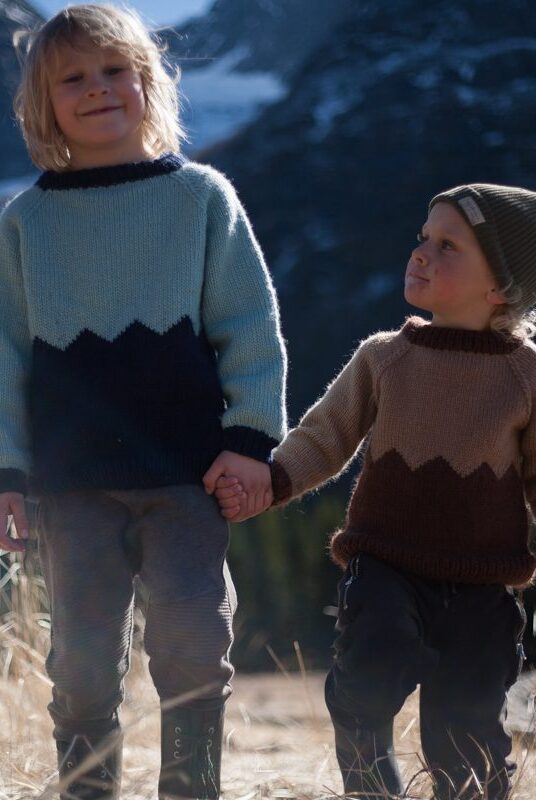 Knitting pattern kids raglan sweater