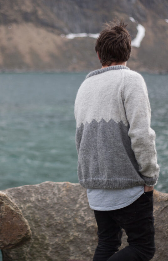 Knitting pattern simple sweater men