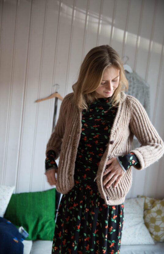 women's knitted jacket pattern