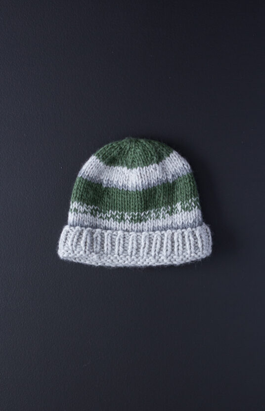 Simple knit hat for women