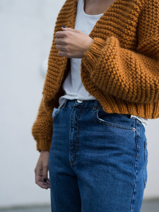 Chunky jacket knitting pattern