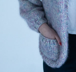 Cardigan with pockets knitting pattern
