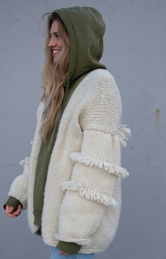 Knitting pattern for women's jacket